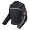 Chaqueta de verano estilo retro, cafe racer. Con protecciones homologadas CE Chaqueta de verano de moto retro Invictus Dedalo