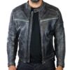 Chaqueta moto cuero envejecido Invictus Dedalo Chaqueta moto cuero envejecido Invictus Dedalo