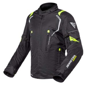 Chaqueta de moto negro fluor Invictus Ares