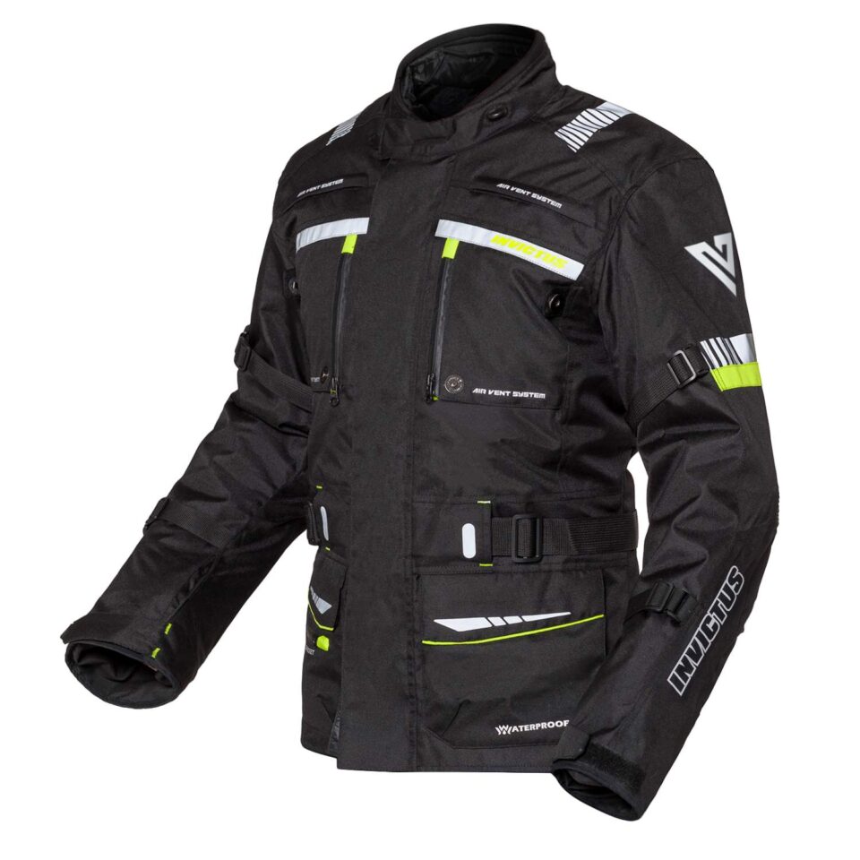 Chaqueta de moto de cordura hombre Invictus Heracles Negra Fluor Chaqueta de moto de cordura hombre Invictus Heracles Negra Fluor