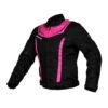 Chaqueta corta de moto mujer Invictus Diana Black Violeta Chaqueta corta de moto mujer Invictus Diana Black Violeta