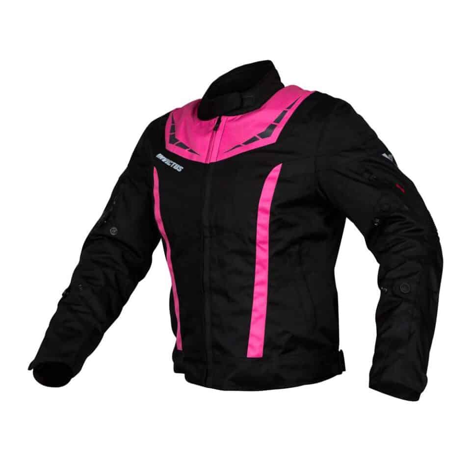 Chaqueta corta de moto mujer Invictus Diana Black Violeta Chaqueta corta de moto mujer Invictus Diana Black Violeta