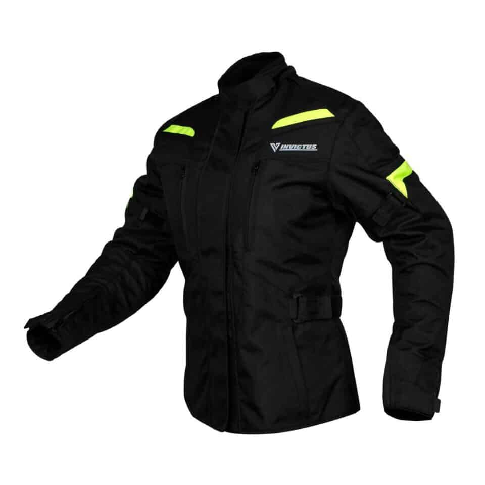 Chaqueta de moto tres cuartos de mujer Lagertha Fluo Chaqueta de moto tres cuartos de mujer Lagertha Fluo