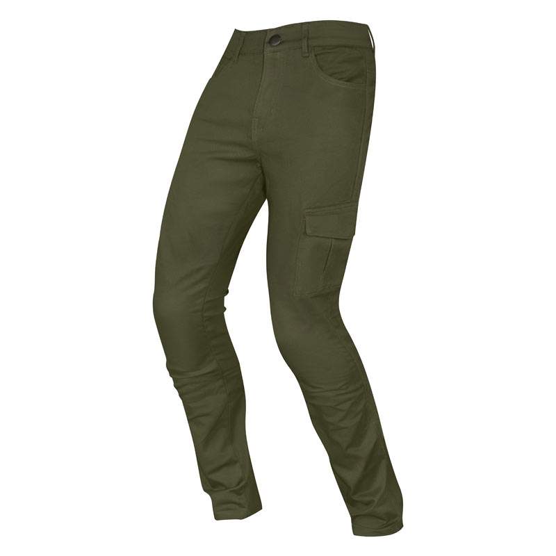 pantalones de moto cargo verde