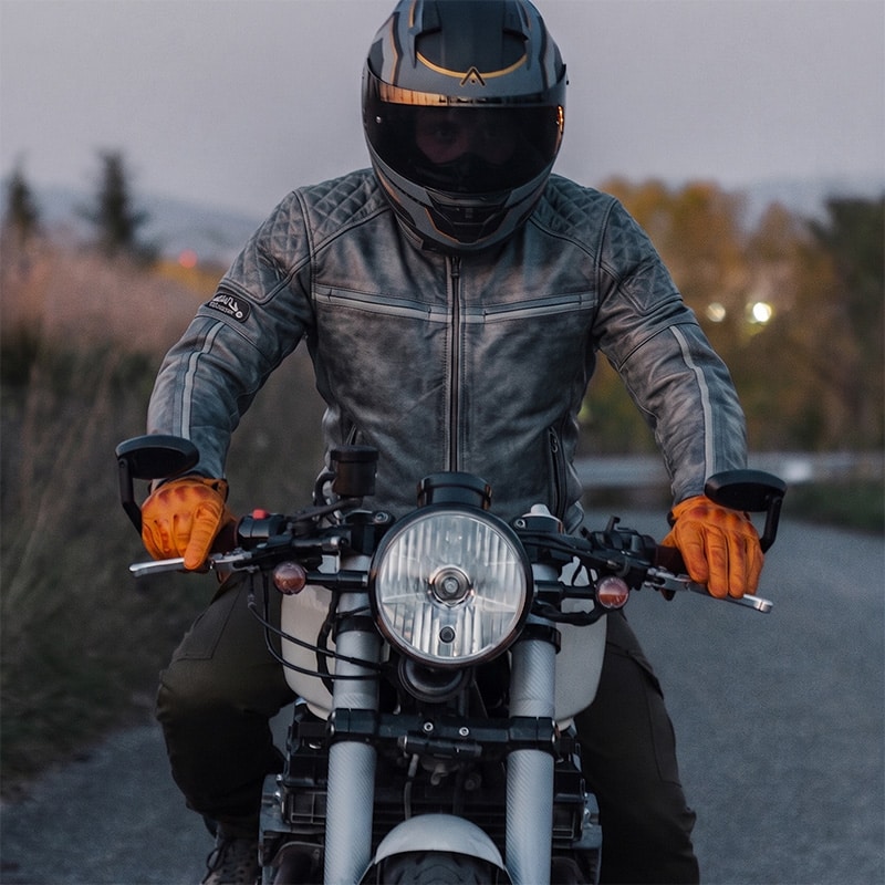 chaqueta moto vintage invictus dedalo
